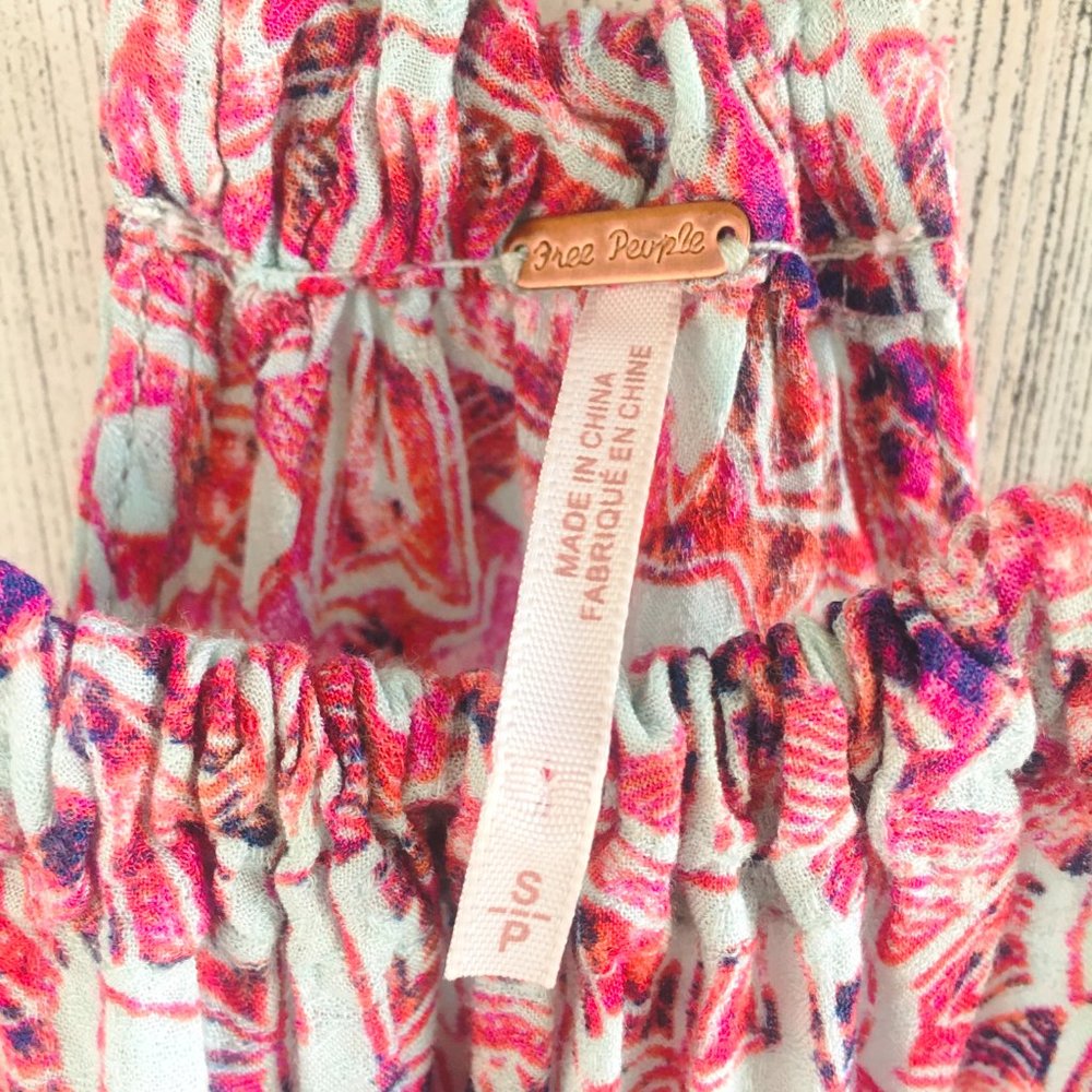 Free People Simone Tribal Print Dropwaist Dress - Picture 5 of 15